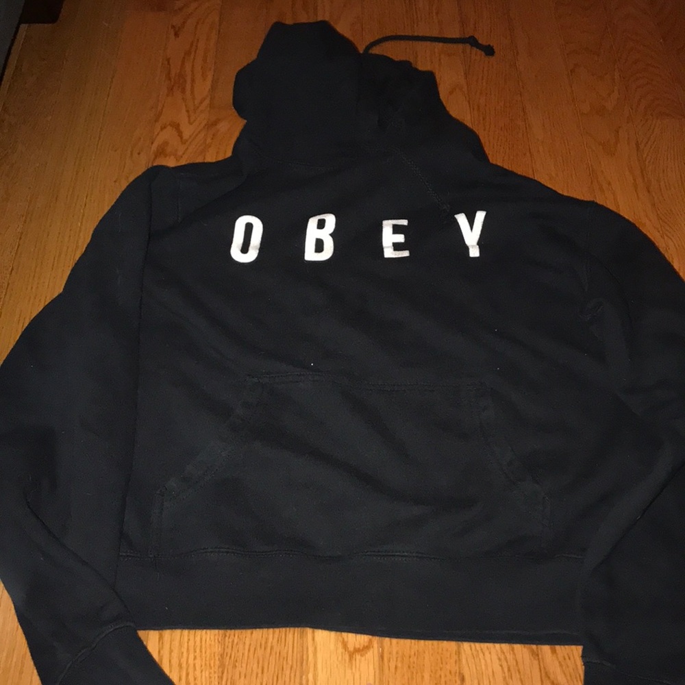 Hoodie that says OBEY